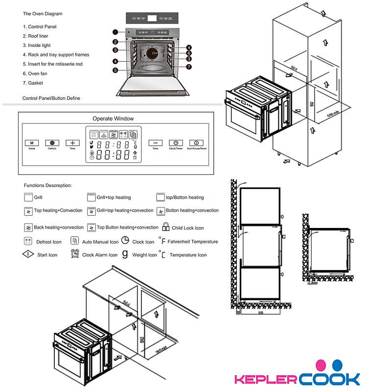 LÒ NƯỚNG KEPLERCOOK RB60K-2