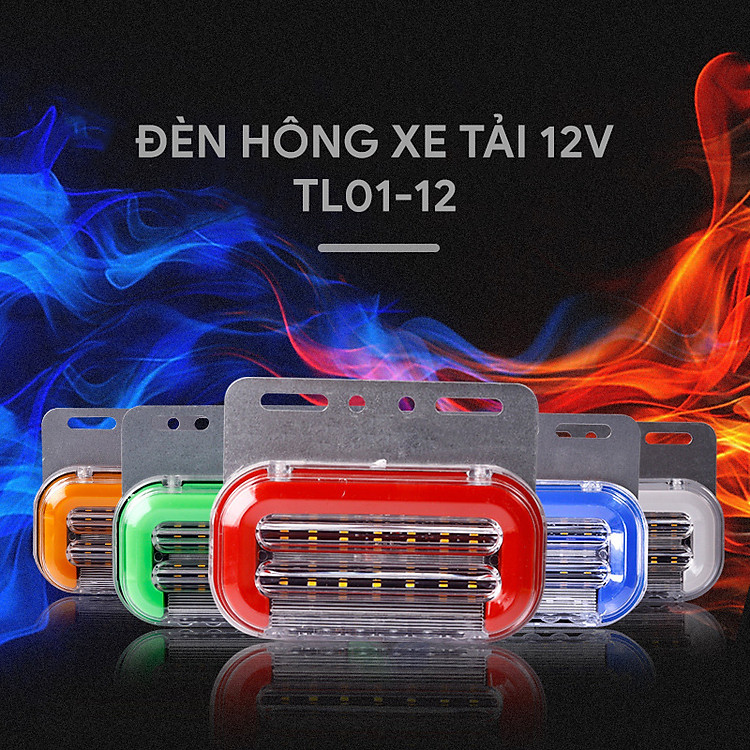 Đèn hông xe tải 12V TL01-12