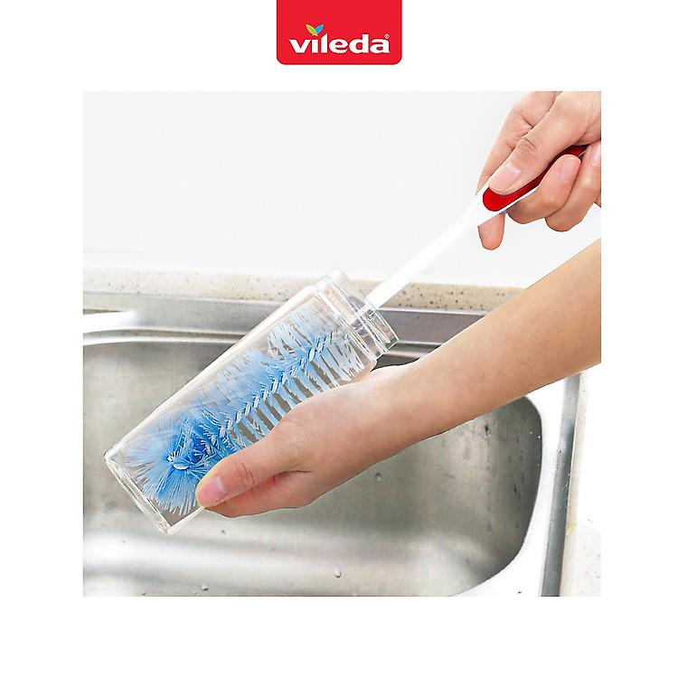 Dụng cụ cọ rửa bình sữa, chai, lọ, cốc Vileda TSU156198 hàng Đức