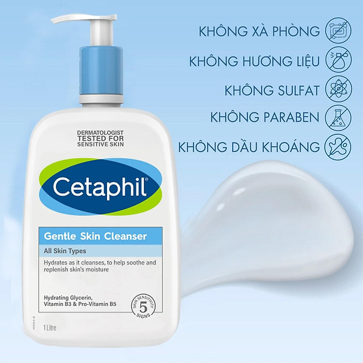 Cetaphil Gentle Skin Cleanser 1litre