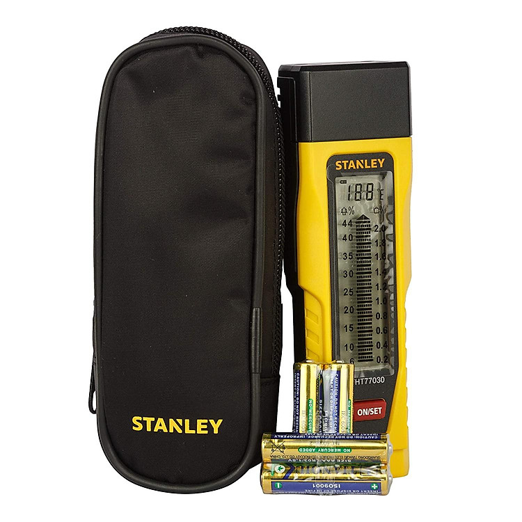 MÁY ĐO ĐỘ ẨM  CHẠY TRÊN 4 PIN AAA STANLEY 0-77-030- HÀNG CHÍNH HÃNG