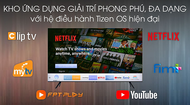 Tizen OS - Smart Tivi Samsung 4K 55 inch UA55TU8100