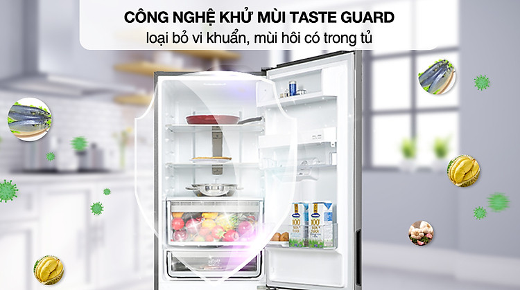 Tủ lạnh Electrolux Inverter 335 Lít EBB3742K-A - Công nghệ kháng khuẩn, khử mùi