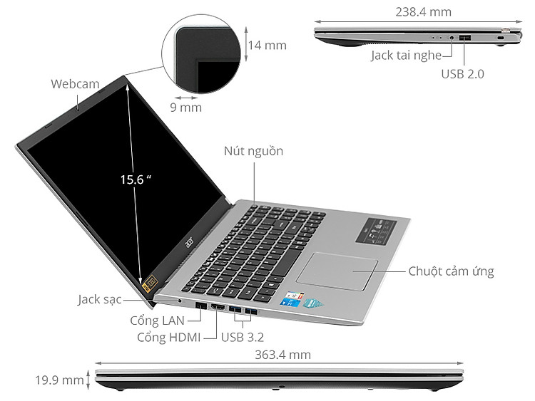 Laptop Acer Aspire 3