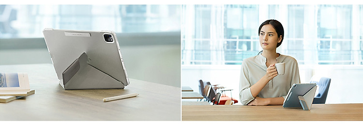 Bao Da UNIQ Camden-Antimicrobial dành cho Ipad Mini 6 Kháng Khuẩn Có Khe Cắm Bút_ Hàng Chính Hãng