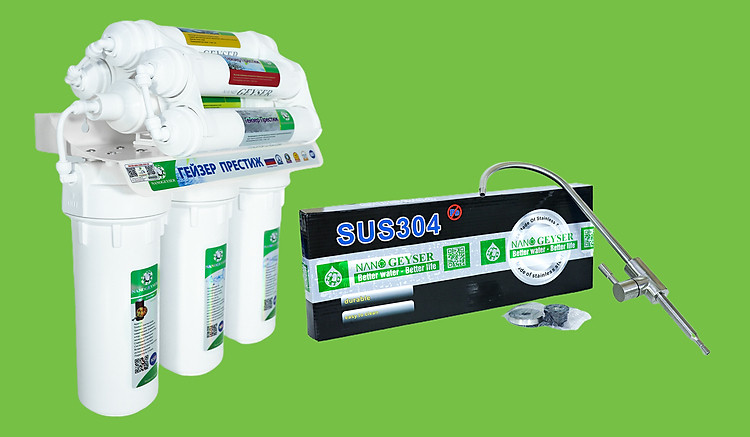 Máy lọc nước Nano Geyser ECO công nghệ lọc Nano - Hàng Chính Hãng