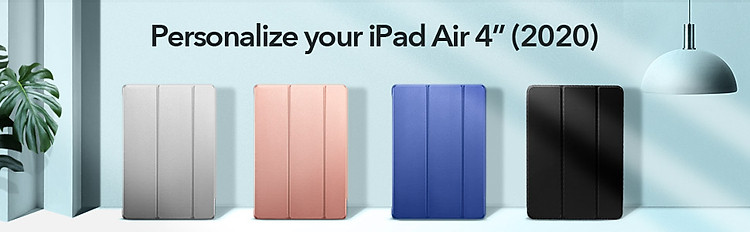 Bao da cho iPad Air 4 2020 10.9 Inch ESR Rebound Pencil Case (Có khe cắm bút Apple Pencil) - Hàng Nhập Khẩu 