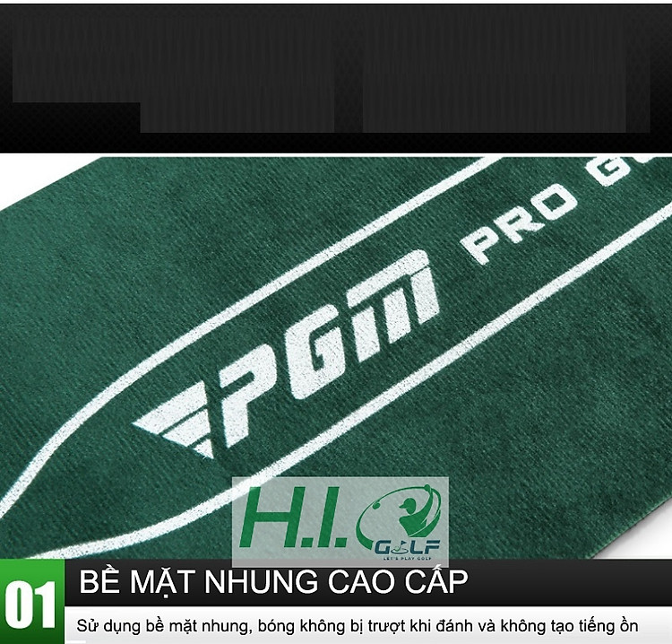 Thảm tập Putt Golf PGM hồi bóng tự động bằng điện - CH318