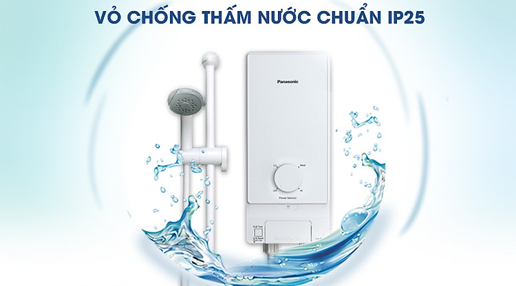 IP25 - Máy nước nóng Panasonic DH-4MS1VW 4.5kW IP25 - Máy nước nóng Panasonic DH-4MS1VW 4.5kW