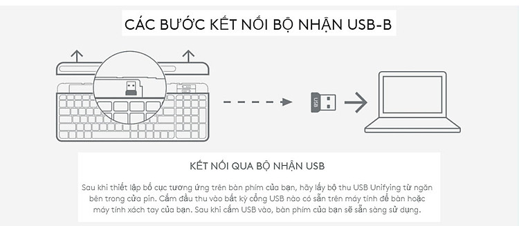 Bàn phím Logitech K580 Slim Multi device - Bluetooth, USB Unifying, Kết nối đa thiết bị - Hàng Chính Hãng - Bảo Hành 12 Tháng [Lỗi 1 đổi 1]