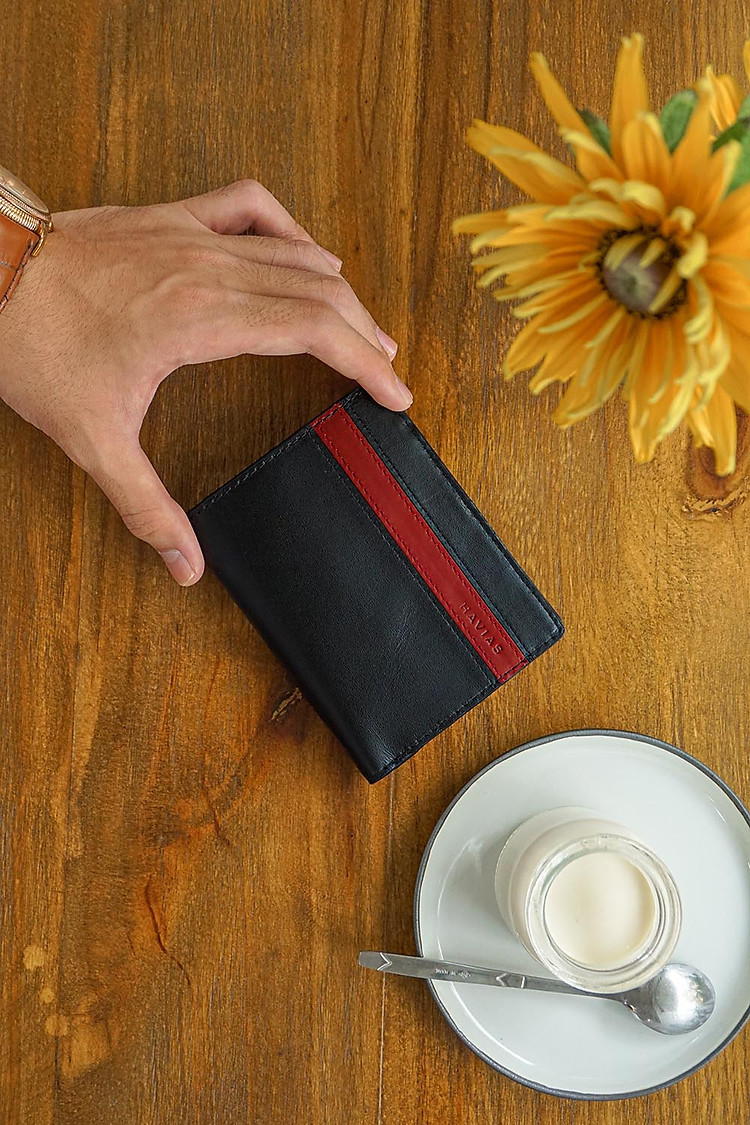 Couple Ví Heyday2 & Verzip2 Handcrafted Wallet Black ví cặp da thật may thủ công nam nữ màu đen