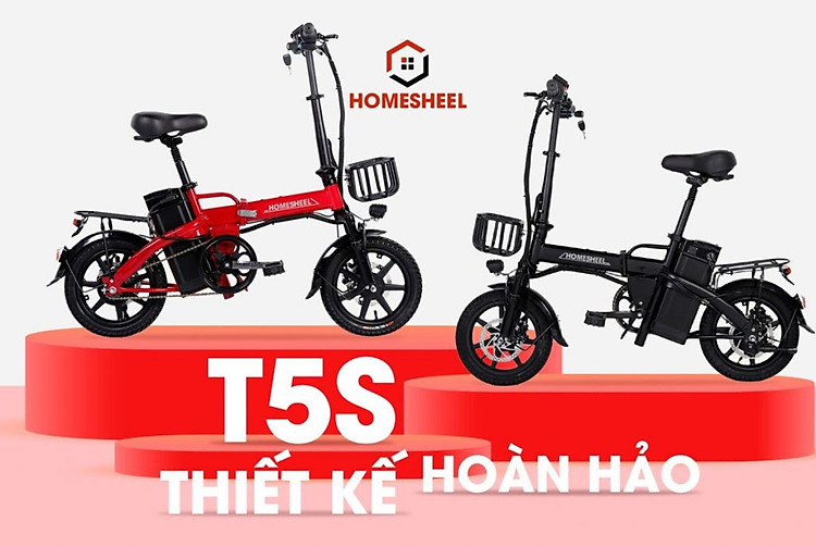 Xe đạp điện gấp Homesheel T5S 2022
