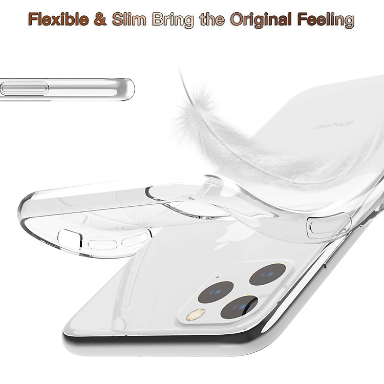 Ốp lưng dẻo silicon cho iPhone 11 Pro Max (6.5 inch) hiệu Ultra Thin (siêu mỏng 0.6mm, chống trầy, chống bụi) - Hàng nhập khẩu