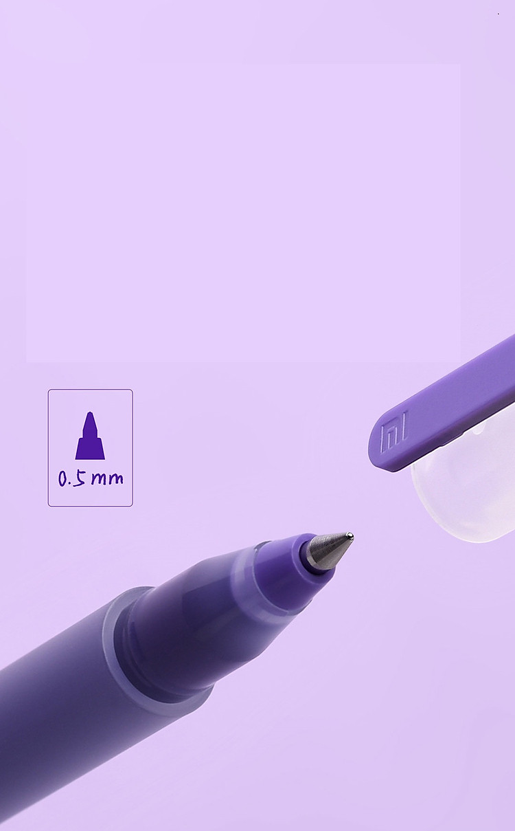 Bút viết Xiaomi 0,5mm gel bút đồ dùng học tập văn phòng phẩm 5 cái bút viết màu 3