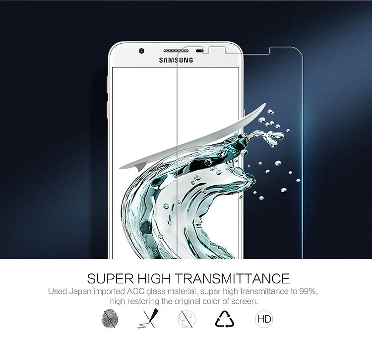 Nillkin Amazing H+ Pro tempered glass screen protector for Samsung Galaxy J7 Prime (On7 2016)