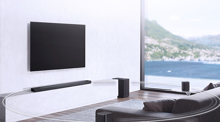 Loa thanh soundbar LG 5.1.2 SL10Y 570W - Âm thanh vòm 5.1.2 kênh Loa thanh soundbar LG 5.1.2 SL10Y 570W - Âm thanh vòm 5.1.2 kênh