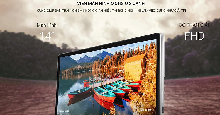Viền màn hình mỏng ấn tượng