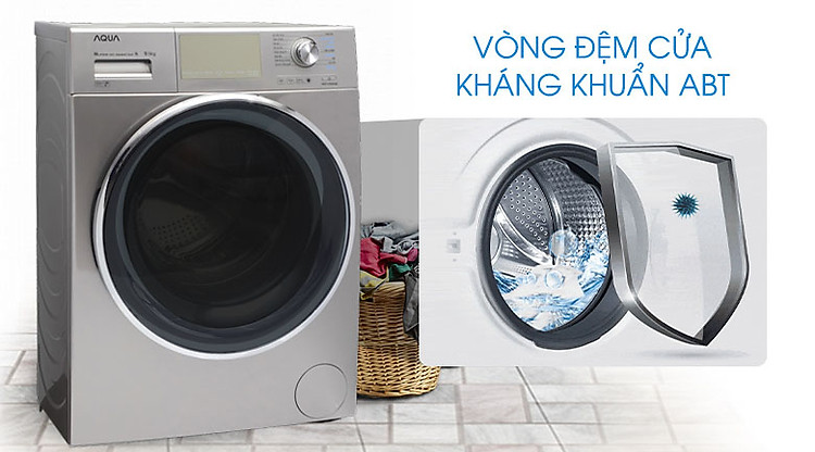 Vòng đệm cửa kháng khuẩn - Máy giặt Aqua Inverter 9.5 kg AQD-DD950E S Vòng đệm cửa kháng khuẩn - Máy giặt Aqua Inverter 9.5 kg AQD-DD950E S