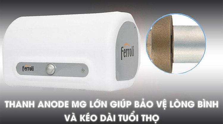 Thanh Magie - Bình tắm nóng lạnh Ferroli QQ Evo 20L ME 20 Lít