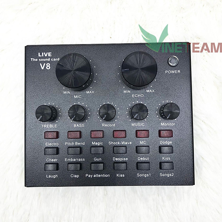 Sound card thu âm V8 có AutoTone Chất Lượng Cao