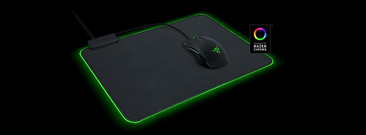 Bàn di chuột Razer Goliathus Chroma Extended Mercury - RZ02-02500314-R3M1 tích hợp led Chroma