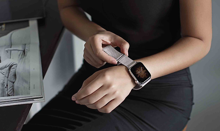Dây Đeo Đồng Hồ UNIQ DANTE Mesh Steel Strap dành cho Apple Watch Series 1~8/ SE (42/44/45MM) - Hàng chính hãng