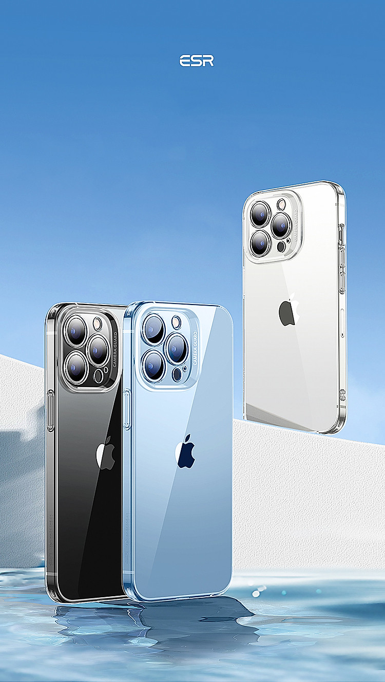 Ốp Lưng Cho iPhone 13 / 13 Pro / 13 Pro Max ESR Halo Clear Case - Hàng Nhập Khẩu