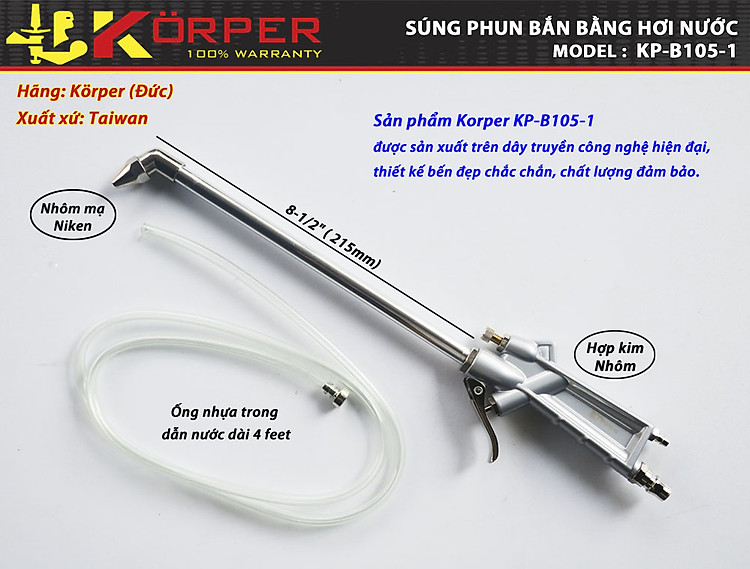 súng hơi nước korper kp-b105-1