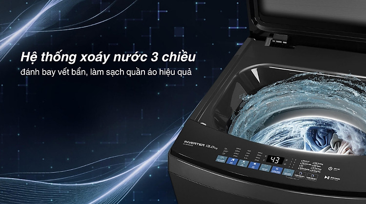 Máy giặt Sharp Inverter 13 kg ES-TM130CD-DS - Công nghệ giặt