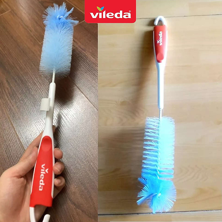 Dụng cụ cọ rửa bình sữa, chai, lọ, cốc Vileda TSU156198 hàng Đức