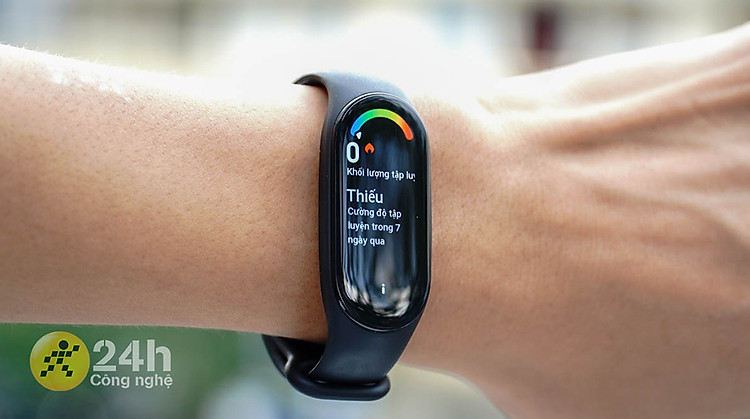 Vòng đeo tay thông minh Mi Band 7 - Đo khối lượng luyện tập