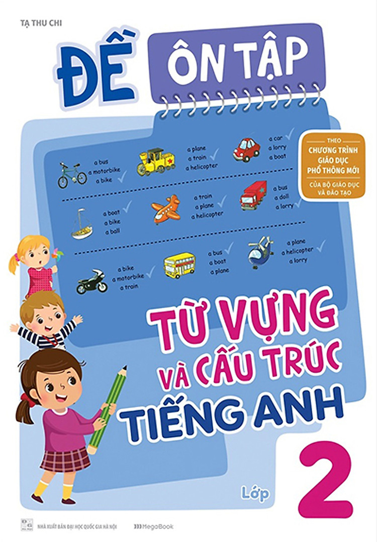 Đề Ôn Tập Từ Vựng Và Cấu Trúc Tiếng Anh Lớp 2