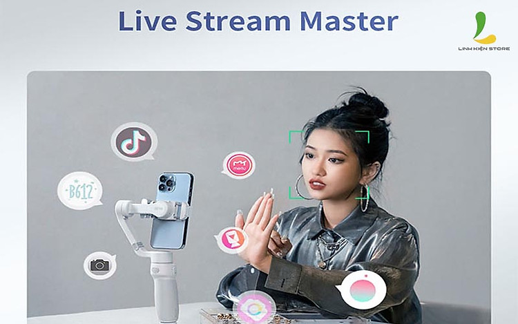 Livestream hiệu quả Gimbal Zhiyun Smooth Q4