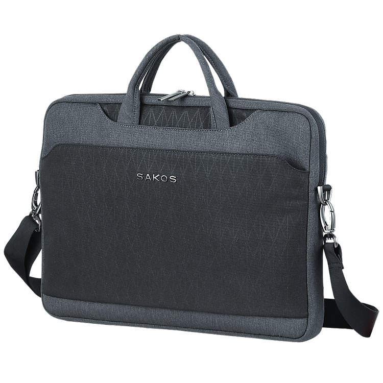 Túi đựng laptop Sakos Flexi xám đen
