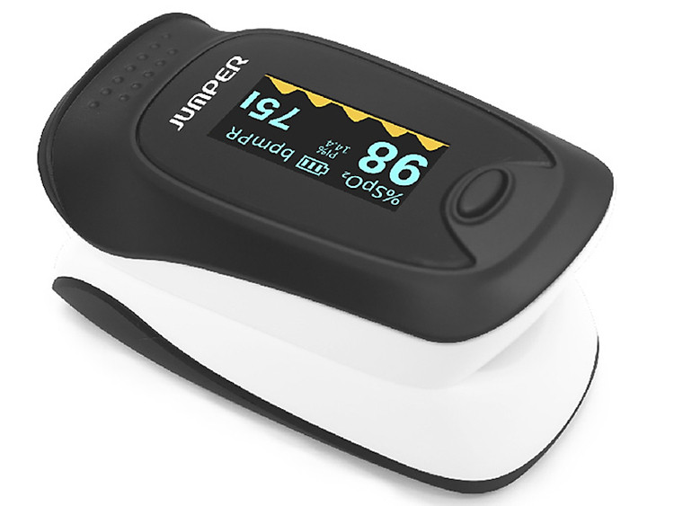 máy đo nồng độ oxy và nhịp tim jumper jpd-500d màn hình màu oled - thương hiệu đức bảo hành 24 tháng 1