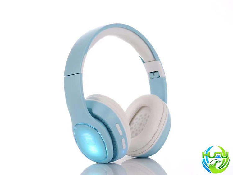 tai nghe bluetooth thời trang mới Huqu BT-K6131- màu xanh