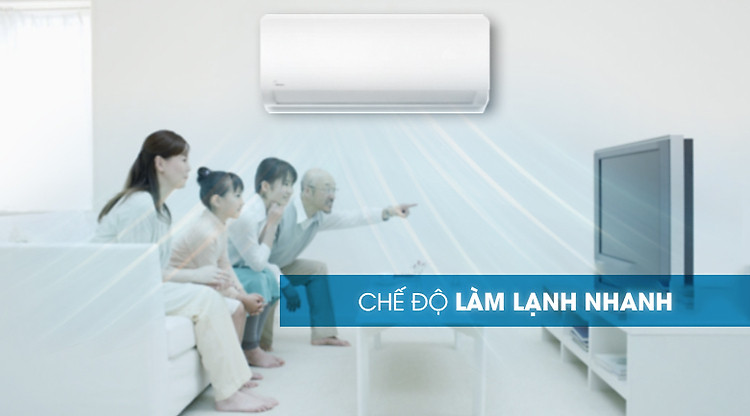 Turbo-Máy lạnh Midea Inverter MSAG-18CRDN8