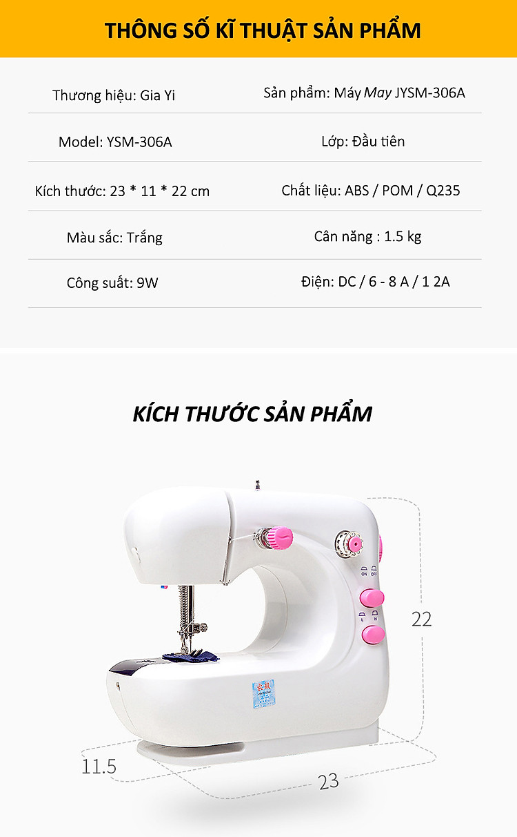 Máy máy mini gia đình JYSM-306A