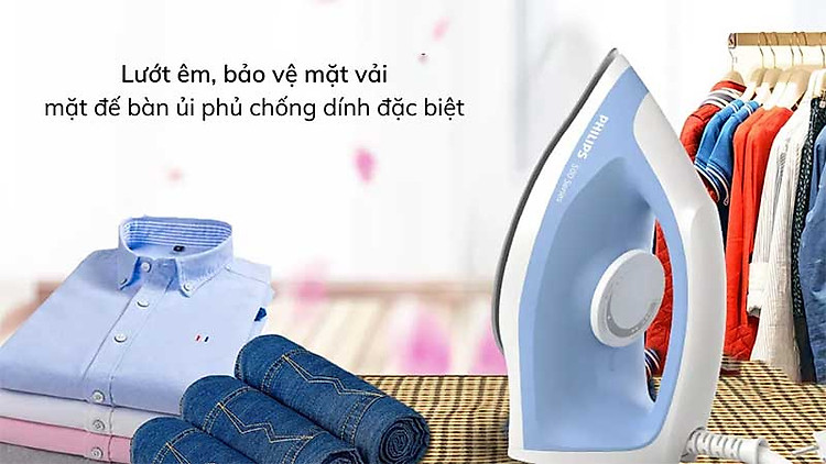 Bàn ủi khô Philips DST0520 - Hàng chính hãng