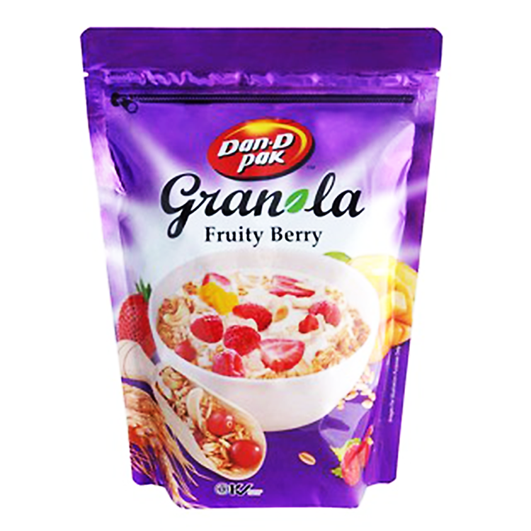 ngũ cốc trái cây ăn kiêng granola fruity berry 600gr dan.d.pak 1