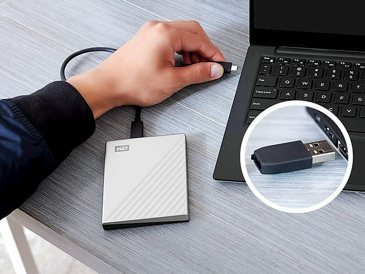 Ổ Cứng Di Động WD My Passport Ultra 1TB USB Type C WDBYVG0010BBK 4