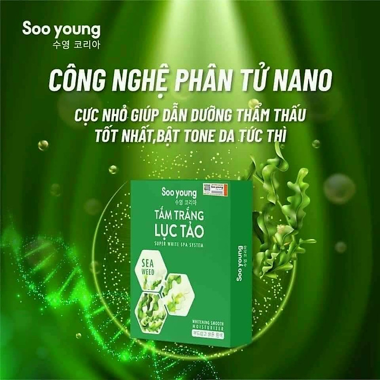 Tắm Trắng Lục Tảo Super White Spa System Soo Young