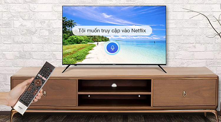 Android Tivi AQUA 4K 50 inch LE50AQT6600UG remote