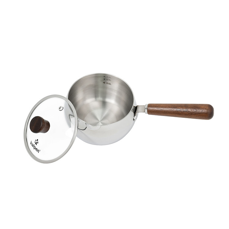 Quánh Inox 3 lớp đúc liền khối miệng rót Kalpen Baby Rinmer size 12cm
