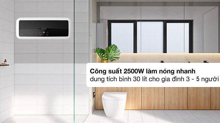 Làm nóng nhanh - Máy nước nóng gián tiếp 15 lít Ariston SL2 30 LUX-D AG+ Làm nóng nhanh - Máy nước nóng gián tiếp 15 lít Ariston SL2 30 LUX-D AG+