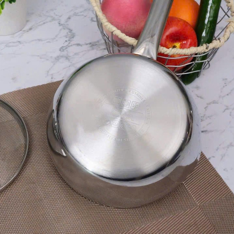 Quánh inox 304 đúc liền khối Seka 14cm