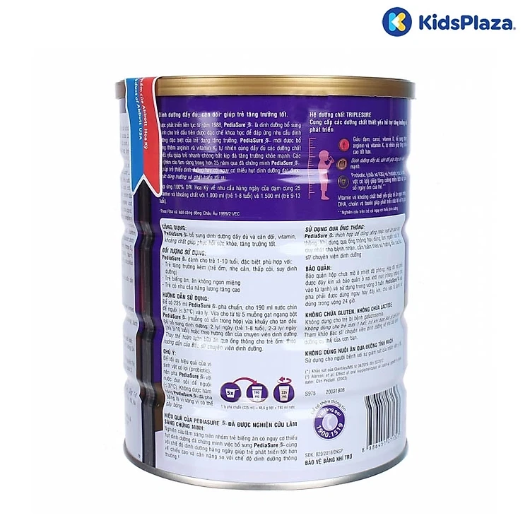 sữa pediasure BA hương vani 850g