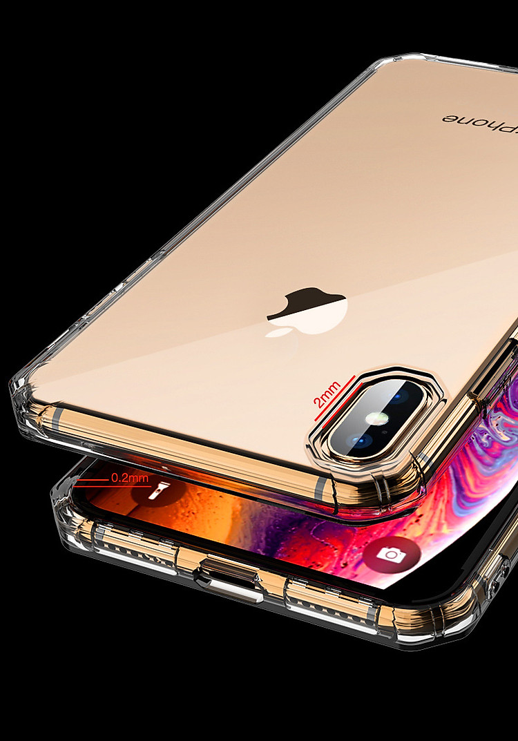 Ốp Silicon TPU Leeu Design dành cho iPhone Xs Max_ Hàng Nhập Khẩu