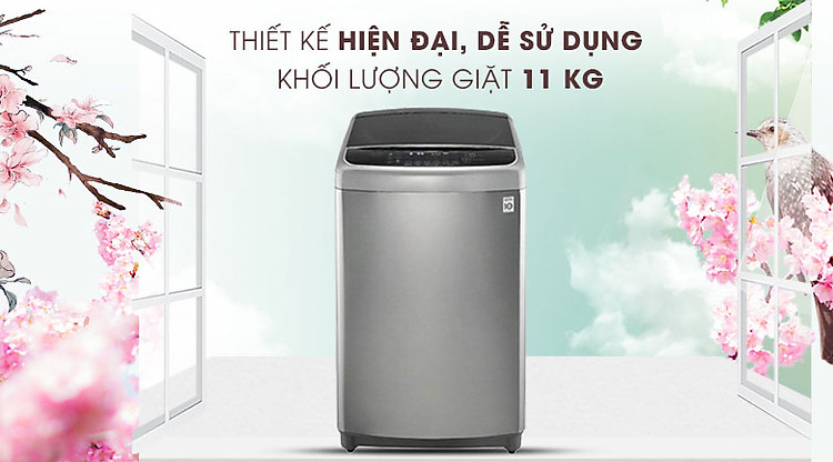 Thiết kế hiện đại, dễ sử dụng - Máy giặt LG Inverter 11 kg TH2111SSAL Thiết kế hiện đại, dễ sử dụng - Máy giặt LG Inverter 11 kg TH2111SSAL