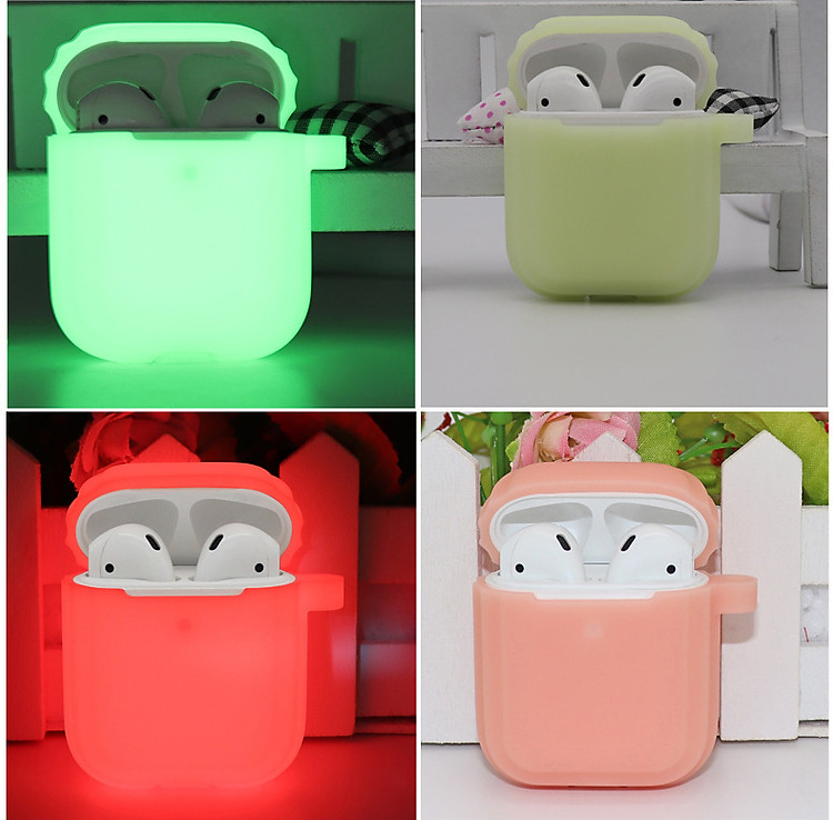 Bao Case Cho Airpods 1/ Airpods 2 Dạ Quang Phát Sáng